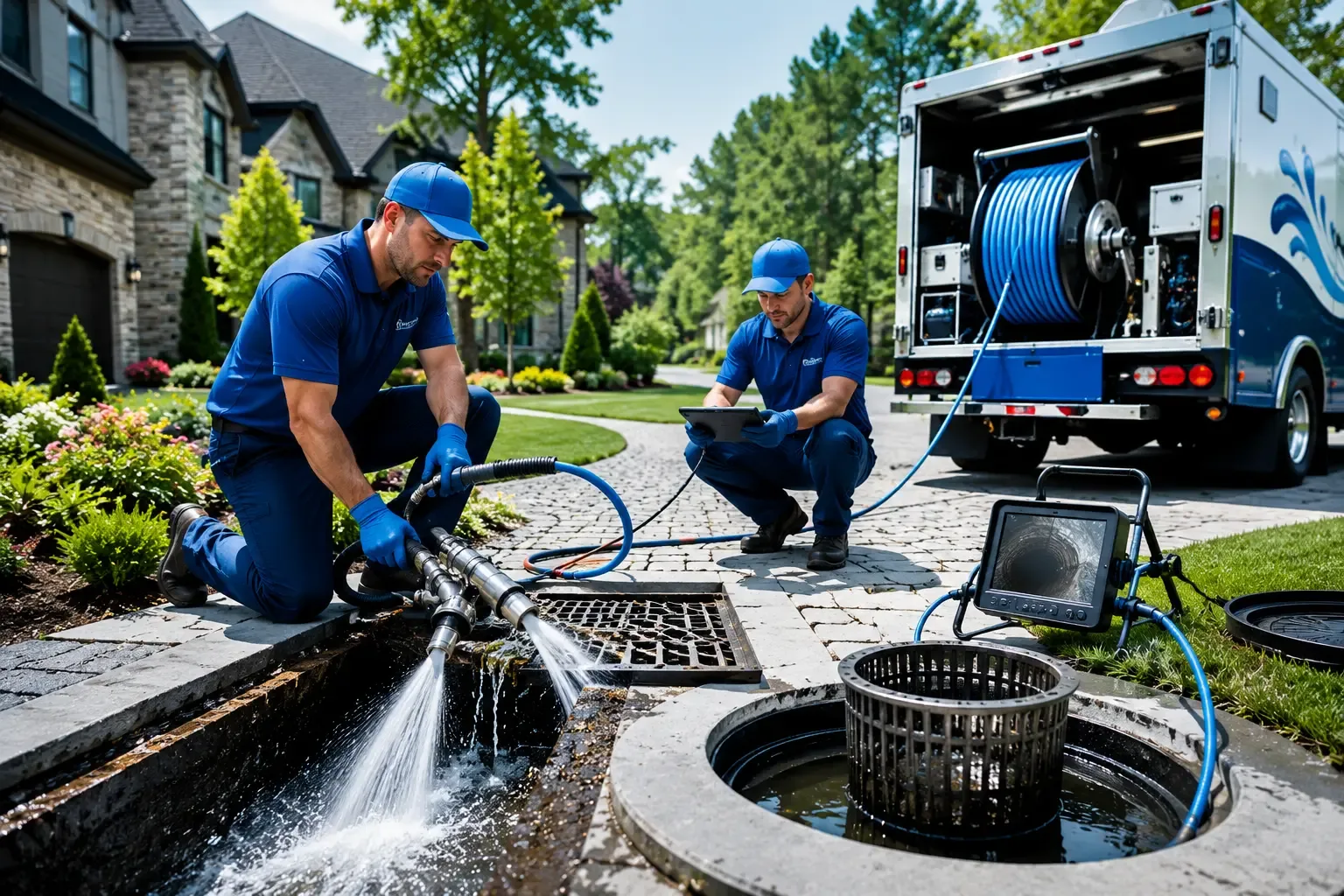 Local outdoor drain cleaning professionals in Ewing, IL